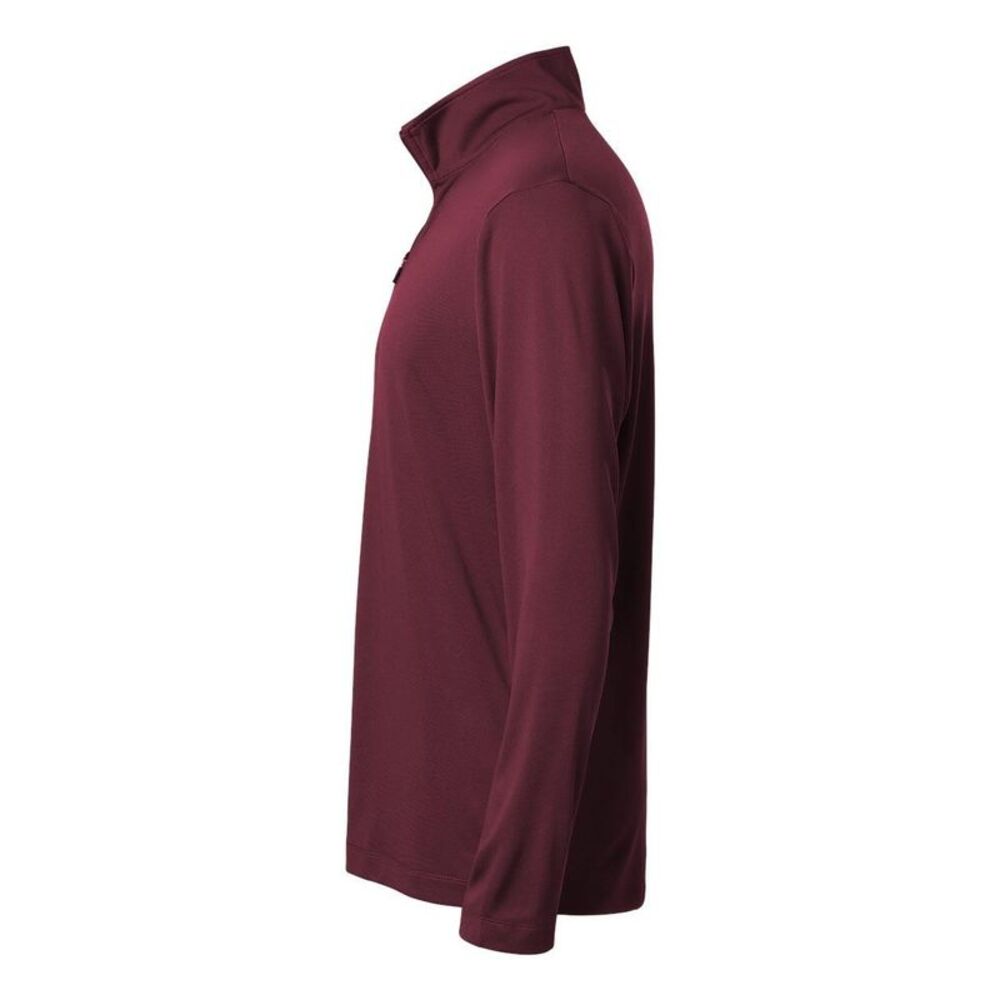 AllPro Pro-Lock Performance Quarter-Zip Pullover / Maroon - Picture 3 of 6
